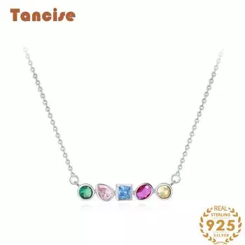 Tancision S925 стерлингового серебра Роскошное индивидуальное ожерелье с подвеской женское классическое ожерелье Tide ожерелье подарок на вечеринку серебряный