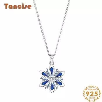 Танциз из стерлингового серебра 925 пробы, классическое женское ожерелье, подвеска, модный подарок серебряный