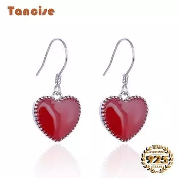 Танциз модные серьги-капли в форме сердца подарок на свадьбу для женщин