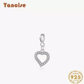 Танциз Стерлингового Серебра 925 Классическая Мода Личность Женщин Кулон Циркон Модный Подарок серебряный