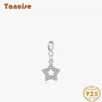 Танциз Стерлингового Серебра 925 Классическая Мода Личность Женщин Кулон Циркон Модный Подарок серебряный