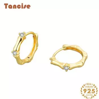 Танциз стерлингового серебра 925 пробы циркон серьги серьги-капли для женщин подарки на свадьбу серебряный