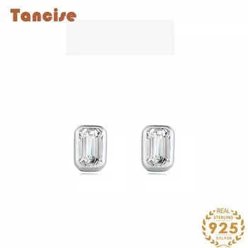 Танциз стерлингового серебра 925 пробы циркон серьги серьги-капли для женщин подарки на свадьбу золотой