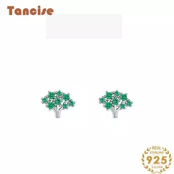 Танциз стерлингового серебра 925 пробы циркон серьги серьги-капли для женщин подарки на свадьбу золотой