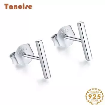 Танциз стерлингового серебра 925 пробы циркон серьги серьги-капли для женщин подарки на свадьбу серебряный