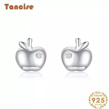 Танциз стерлингового серебра 925 пробы циркон серьги серьги-капли для женщин подарки на свадьбу серебряный