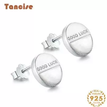 Танциз стерлингового серебра 925 пробы циркон серьги серьги-капли для женщин подарки на свадьбу серебряный