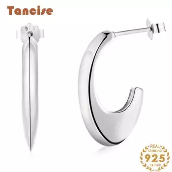 Танциз стерлингового серебра 925 пробы циркон серьги серьги-капли для женщин подарки на свадьбу серебряный