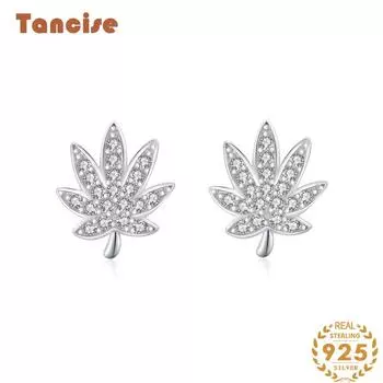 Танциз стерлингового серебра 925 пробы циркон серьги серьги-капли для женщин подарки на свадьбу серебряный