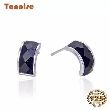 Танциз стерлингового серебра 925 пробы циркон серьги серьги-капли для женщин подарки на свадьбу