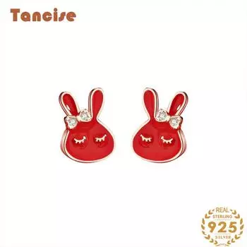 Танциз стерлингового серебра 925 пробы циркон серьги серьги-капли для женщин подарки на свадьбу