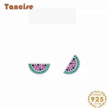 Танциз стерлингового серебра 925 пробы циркон серьги серьги-капли для женщин подарки на свадьбу серебряный