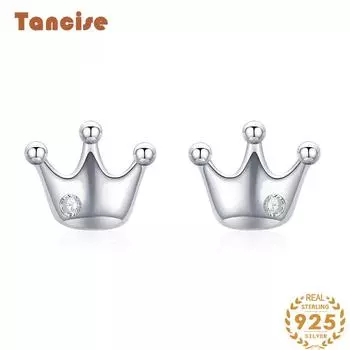 Танциз стерлингового серебра 925 пробы циркон серьги серьги-капли для женщин подарки на свадьбу серебряный