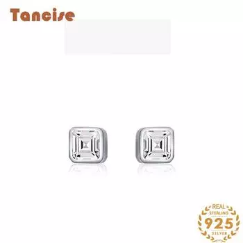 Танциз стерлингового серебра 925 пробы циркон серьги серьги-капли для женщин подарки на свадьбу золотой