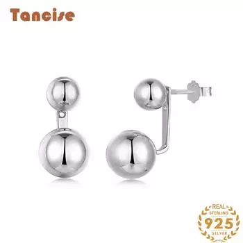 Танциз стерлингового серебра 925 пробы циркон серьги серьги-капли для женщин подарки на свадьбу серебряный