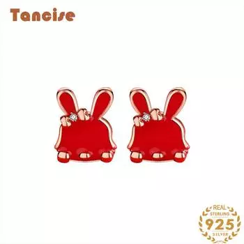 Танциз стерлингового серебра 925 пробы циркон серьги серьги-капли для женщин подарки на свадьбу