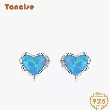 Танциз стерлингового серебра 925 пробы циркон серьги серьги-капли для женщин подарки на свадьбу