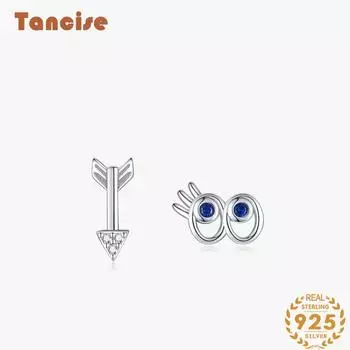 Танциз стерлингового серебра 925 пробы циркон серьги серьги-капли для женщин подарки на свадьбу серебряный