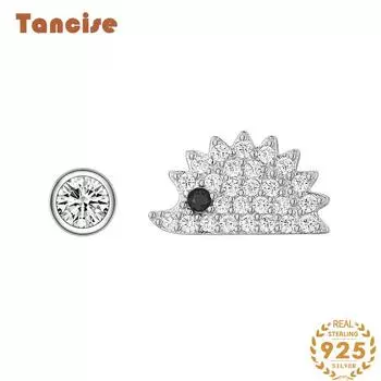 Танциз стерлингового серебра 925 пробы циркон серьги серьги-капли для женщин подарки на свадьбу серебряный