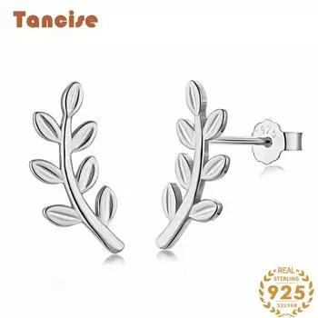 Танциз стерлингового серебра 925 пробы циркон серьги серьги-капли для женщин подарки на свадьбу серебряный