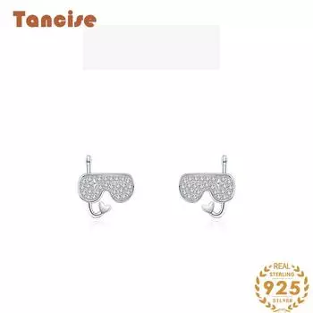 Танциз стерлингового серебра 925 пробы циркон серьги серьги-капли для женщин подарки на свадьбу золотой