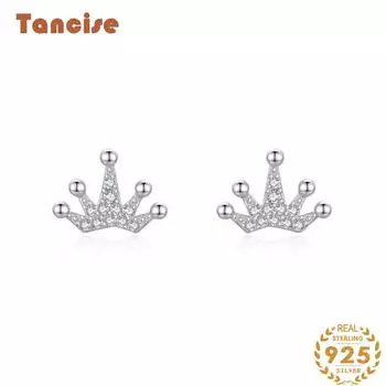 Танциз стерлингового серебра 925 пробы циркон серьги серьги-капли для женщин подарки на свадьбу серебряный