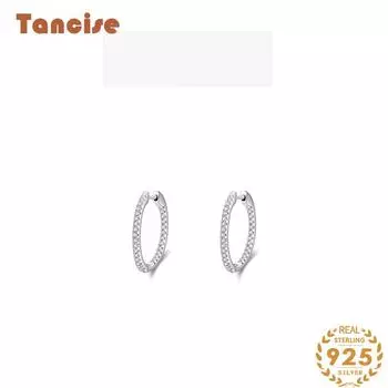 Танциз стерлингового серебра 925 пробы циркон серьги серьги-капли для женщин подарки на свадьбу золотой