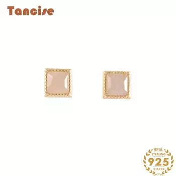 Танциз стерлингового серебра 925 пробы нефритовый циркон серьги серьги-капли для женщин подарки на свадьбу