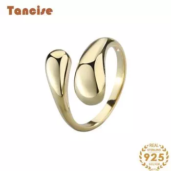 Танцизное классическое кольцо из стерлингового серебра 925 пробы, женские ювелирные изделия, свадебное обещание, подарок для вечеринки серебряный