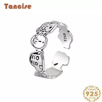 Танцизное классическое кольцо из стерлингового серебра 925 пробы, женские ювелирные изделия, свадебное обещание, подарок для вечеринки