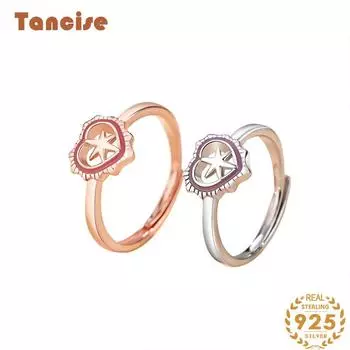 Танцизное классическое кольцо из стерлингового серебра 925 пробы с цирконом, женские ювелирные изделия, свадебное обещание, подарок для вечеринки серебряный