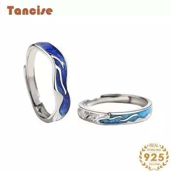 Танцизное классическое кольцо из стерлингового серебра 925 пробы с цирконом, женские ювелирные изделия, свадебное обещание, подарок для вечеринки