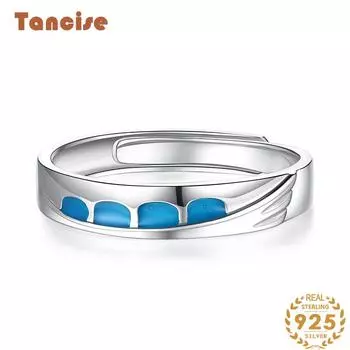 Танцизное классическое кольцо из стерлингового серебра 925 пробы с цирконом, женские ювелирные изделия, свадебное обещание, подарок для вечеринки