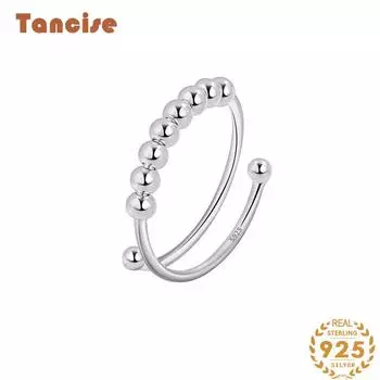 Танцизное классическое кольцо из стерлингового серебра 925 пробы, женские ювелирные изделия, свадебное обещание, подарок для вечеринки серебряный