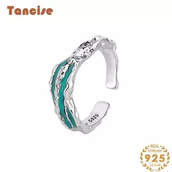 Танцизное классическое кольцо из стерлингового серебра 925 пробы, женские ювелирные изделия, свадебное обещание, подарок для вечеринки