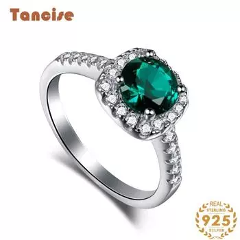 Танцизное женское классическое кольцо из стерлингового серебра 925 пробы с цирконом, женские ювелирные изделия, свадебное обещание, подарок для вечеринки 6 розовый