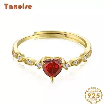 Танцизное женское классическое кольцо из стерлингового серебра 925 пробы с цирконом, женские ювелирные изделия, свадебное обещание, подарок для вечеринки серебряный