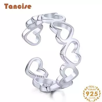 Танцизное женское классическое кольцо из стерлингового серебра 925 пробы с цирконом, женские ювелирные изделия, свадебное обещание, подарок для вечеринки open золотой