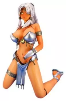 Танцующая девушка Нил дубленая кожа чешуя ПВХ окрашенная готовая версия. (1/6 продукта)