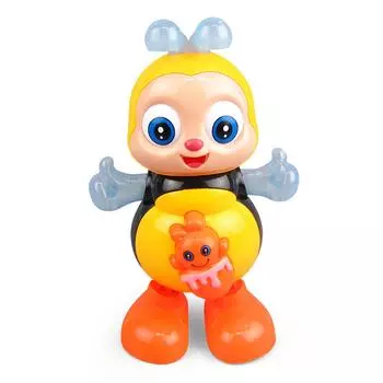 Танцующая Поющая Игрушка Электрический Светильник Милый Мультяшный Внешний Вид Пчелы Интересный Детский Музыкальный Светильник