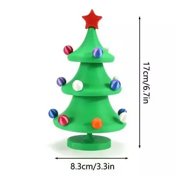 Танцующая статуэтка рождественской елки Танцующая настольная статуэтка Рождественская елка центральная часть с вращением для дома Гостиная Патио