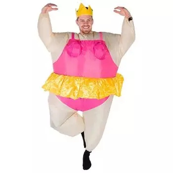 Танцующий мужчина в балетном костюме, надувной костюм 150-190cm16.28 розы красного