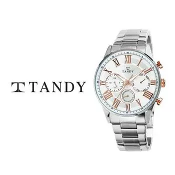 [Tandy] Классические мужские многофункциональные металлические часы 3713 розовое золото ([Тэнди] предоставлена сумка для покупок),Корейские популярные часы