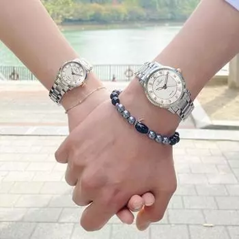 [Tandy] Металлические наручные часы Signature Luxury для парT-3914 Выберите 1 из 6 типов ([Тэнди] предоставлена сумка для покупок),Корейские популярные часы