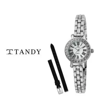 [Tandy] modern classic women s metal watch 4017 silver (additional band provided),Korean popular watches