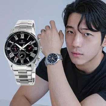 [Tandy] Мужские многофункциональные металлические часы 3713 Выберите 1 из 3 типов, популярные корейские часы