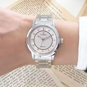 [Tandy] Мужские наручные часы Signature Metal T-3914, популярные корейские часы