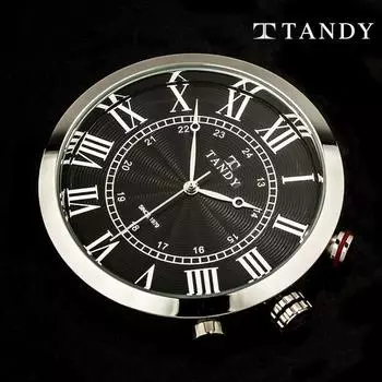[Tandy] Роскошные автомобильные часы для салона автомобиля, аналоговые винтажные часы на приборную панель с вентиляционным отверстием, 04_[Tandy] Римский блок, 1 шт., корейские популярные часы