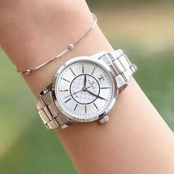 [Tandy] Роскошные фирменные металлические наручные часы (Стиль Сваровски) T-3915 Женские, популярные корейские часы