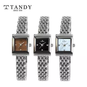 [Tandy] Роскошные женские часы с драгоценными камнями (Австрийский тип камня) T-4023 Выберите 1 из 3 типов, популярные корейские часы